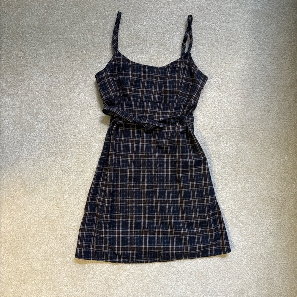 Brandy Melville Checkered Mini Sundress